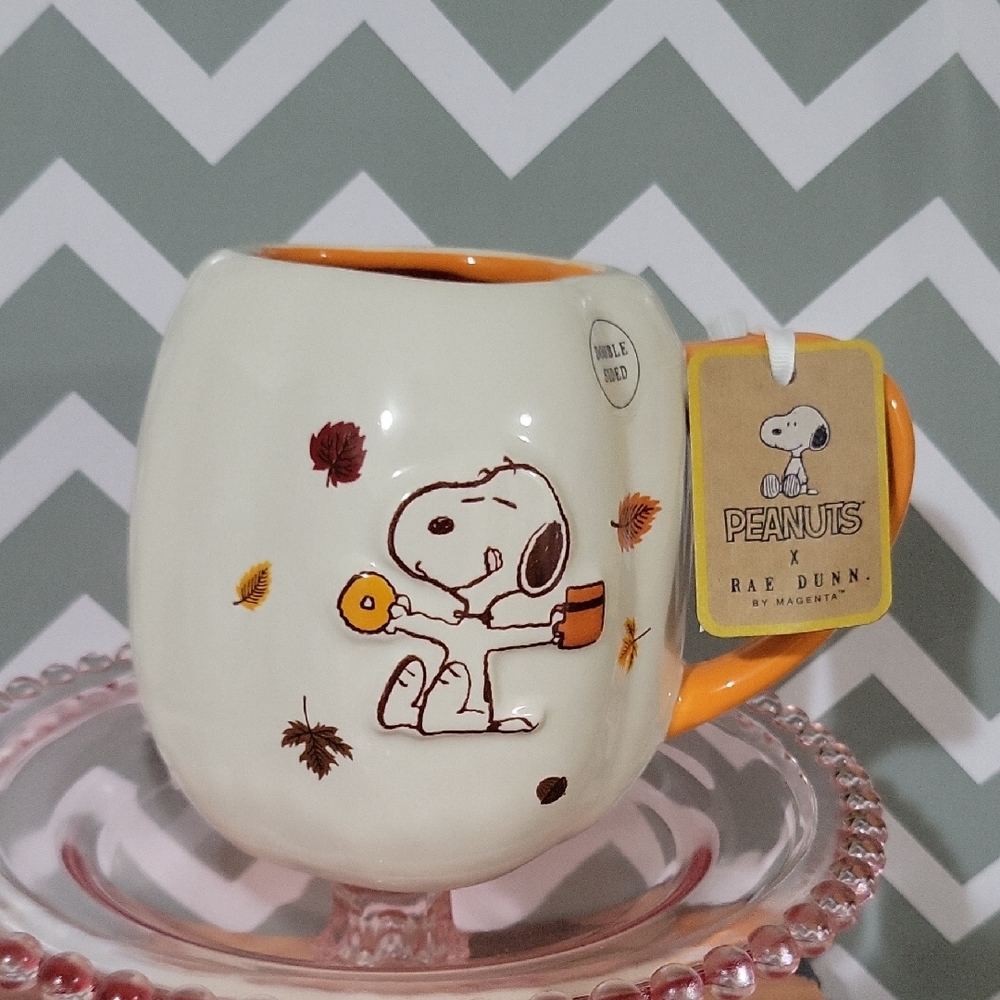Peanuts x Rae Dunn  Pumpkin Spice Fall Mug
